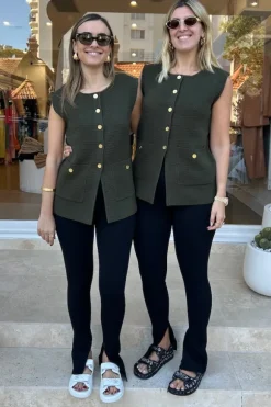 Helena Gilet Khaki