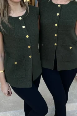 Helena Gilet Khaki