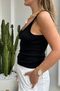 Isabella Tank Black