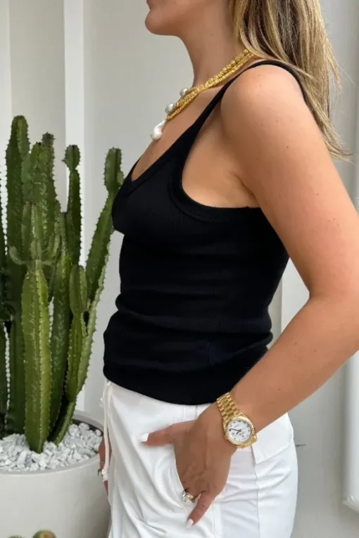 Isabella Tank Black