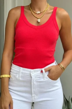 Isabella Tank Red