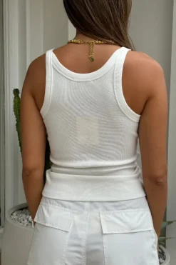 Isabella Tank White