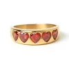 J'adore Gold Ring Red