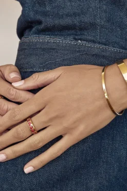J'adore Gold Ring Red