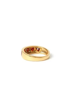 J'adore Gold Ring Red