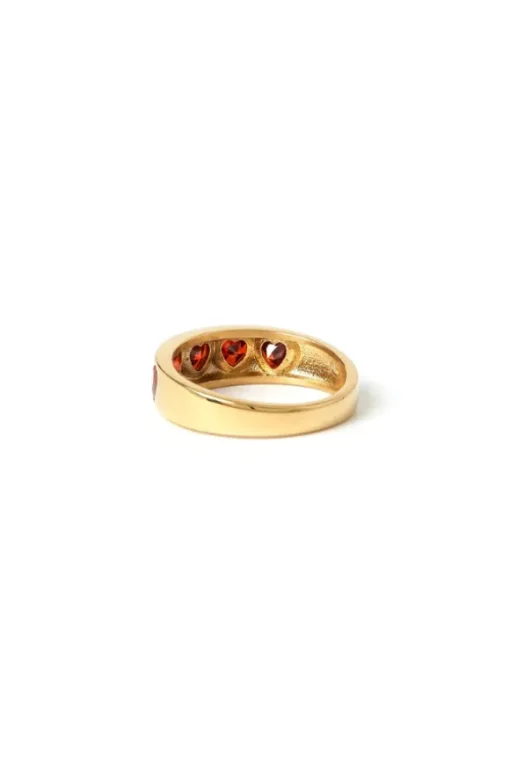 J'adore Gold Ring Red