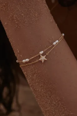 18k Gold Vermeil By The Starfish Bracelet