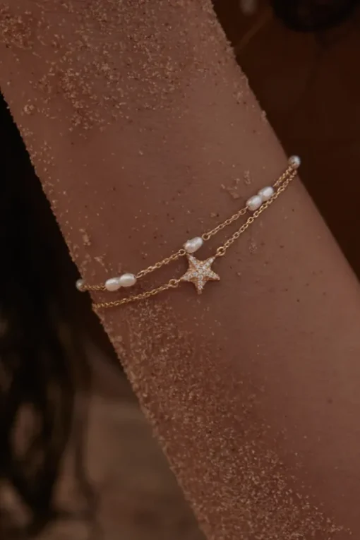 18k Gold Vermeil By The Starfish Bracelet