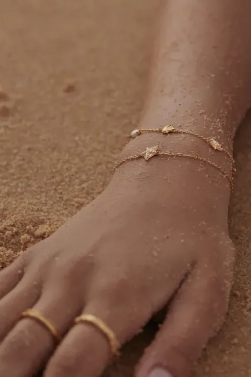 18k Gold Vermeil By The Starfish Bracelet