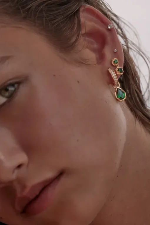18k Gold Vermeil Depth Of You Drop Earrings