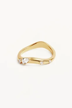 18k Gold Vermeil Gold Chasing Tides Ring