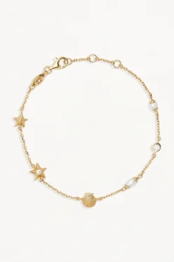 18k Gold Vermeil Gold Ocean Dreaming Bracelet