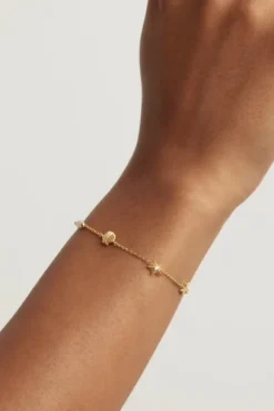 18k Gold Vermeil Gold Ocean Dreaming Bracelet
