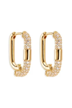 18k Gold Vermeil Unlock Your Potential Hoops