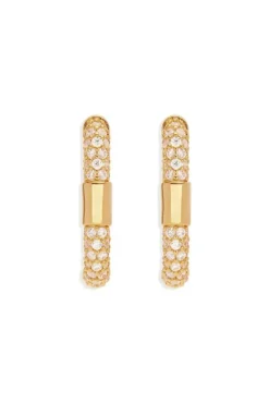 18k Gold Vermeil Unlock Your Potential Hoops