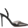 Kristen Pump Vinylite u0026 Black Patent Leather