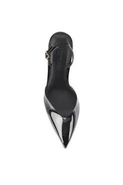 Kristen Pump Vinylite u0026 Black Patent Leather