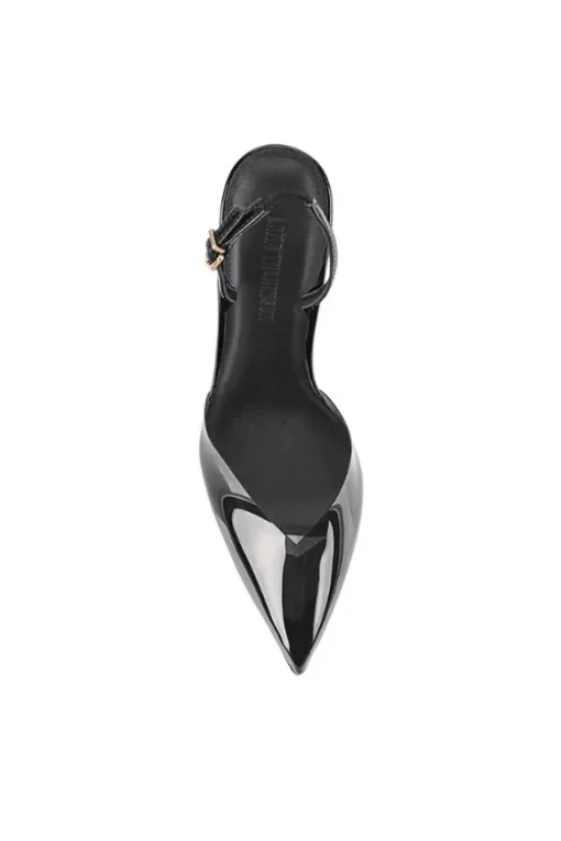 Kristen Pump Vinylite u0026 Black Patent Leather