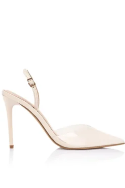 Kristen Pump Vinylite u0026 Ivory Patent Leather