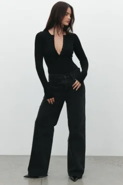 Lara Bodysuit Black