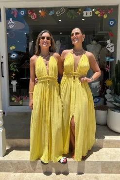 Lefkothea Dress Lemon