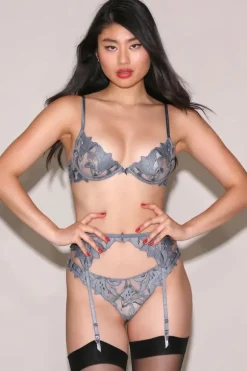 Lily Embroidery Plunge Demi Bra Mr. Grey