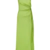 Lumiere Knot Dress Lime