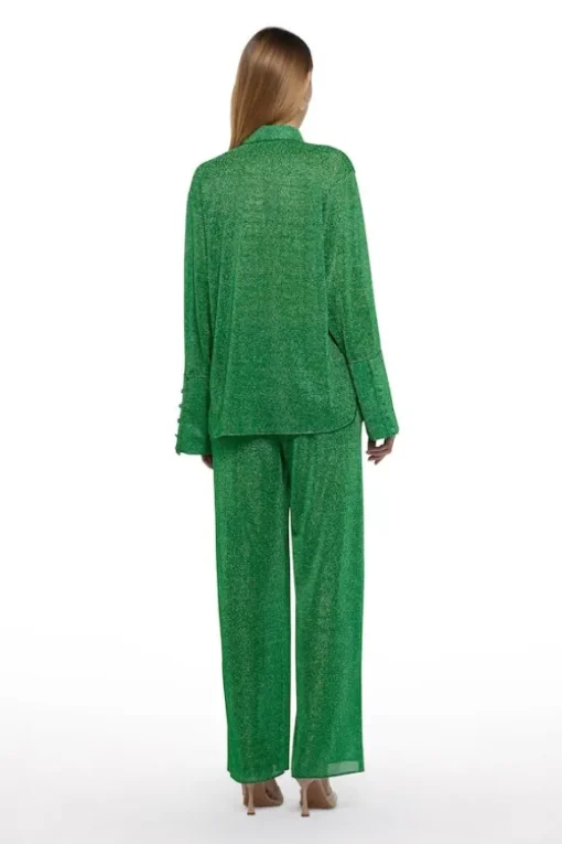 Lumiere Sleeves Shirt Emerald Green