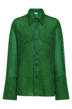 Lumiere Sleeves Shirt Emerald Green