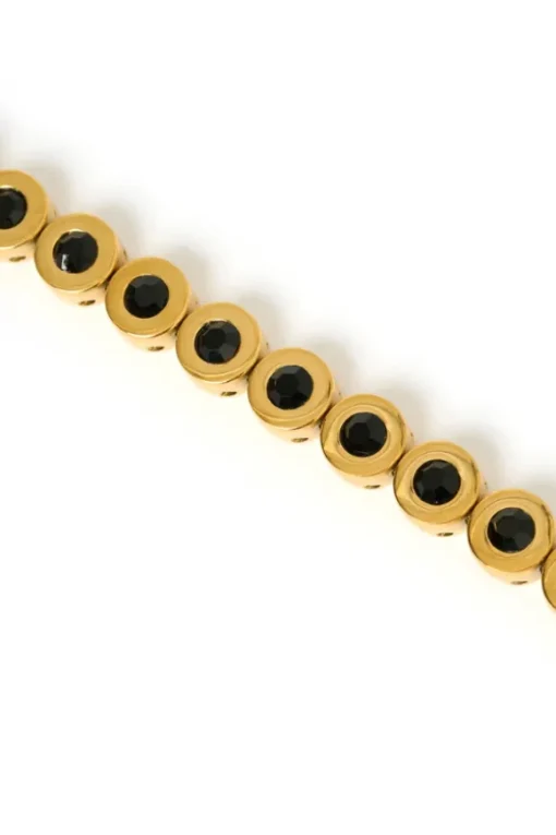 Maeve Gold Bracelet Black