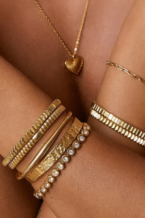Maeve Gold Bracelet Stone