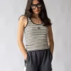 Mio Tank Noir Stripe