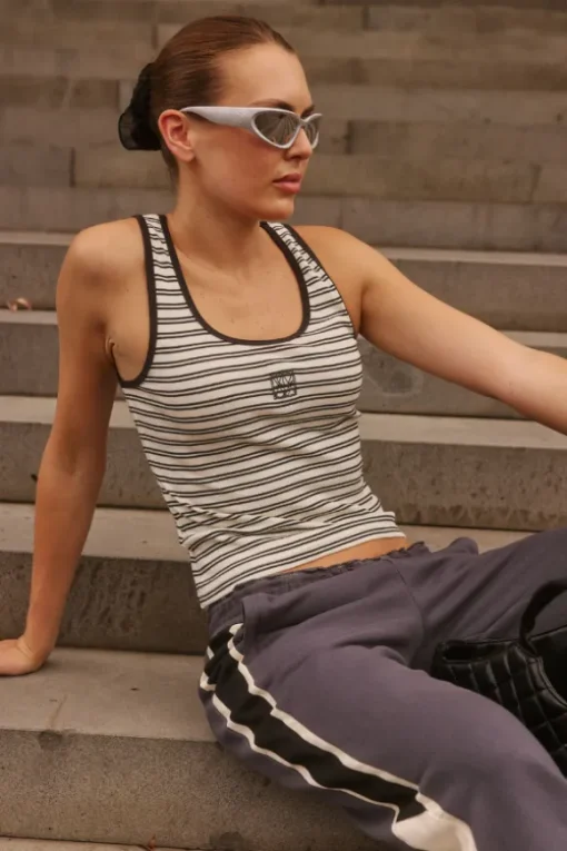 Mio Tank Noir Stripe