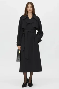 Moriallas Trench Coat Black