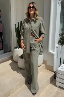 Ramon Shirt Light Khaki Marle