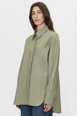 Ramon Shirt Light Khaki Marle