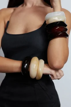 Resin Bangle Brown