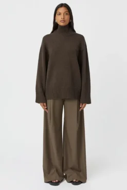 Romeo 2.0 Funnel Neck Chocolate Melange