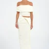 Rudi Off Shoulder Top Milk