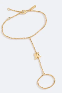 She's a Fairy Hand Chain Gold