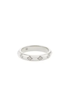 Silver Bloom With You Lotus Ring