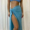 Sneaky Long Sarong Blue