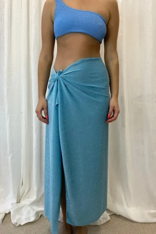 Sneaky Long Sarong Blue