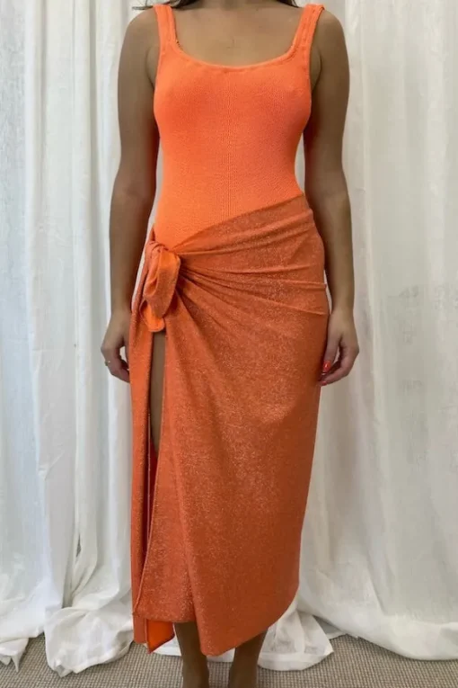 Sneaky Long Sarong Orange