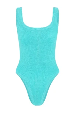 Square Neck Swim Aqua
