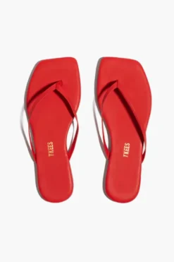 Square Toe Lily Red