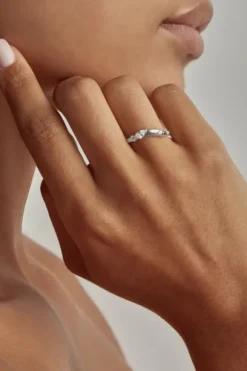 Sterling Silver Chasing Tides Ring