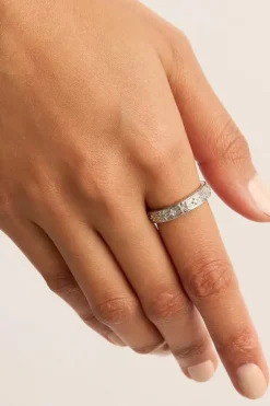 Sterling Silver Live In Grace Ring