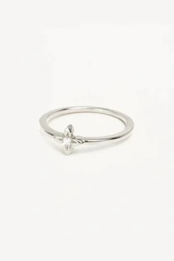 Sterling Silver Live In Light Ring