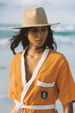 The Inca Fedora Pineapple Stitch Natural